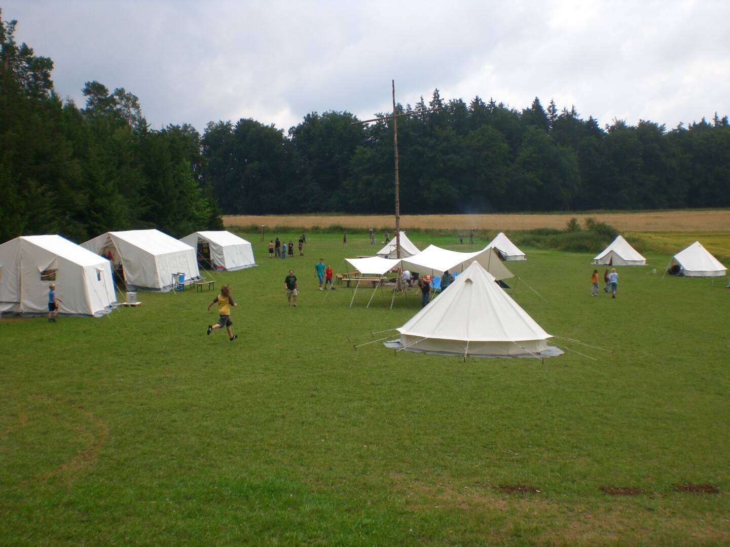 Zeltlager Boni-Arche-Camp 2008 in Immendingen – Motto „Hellas - Willkommen in Griechenland“