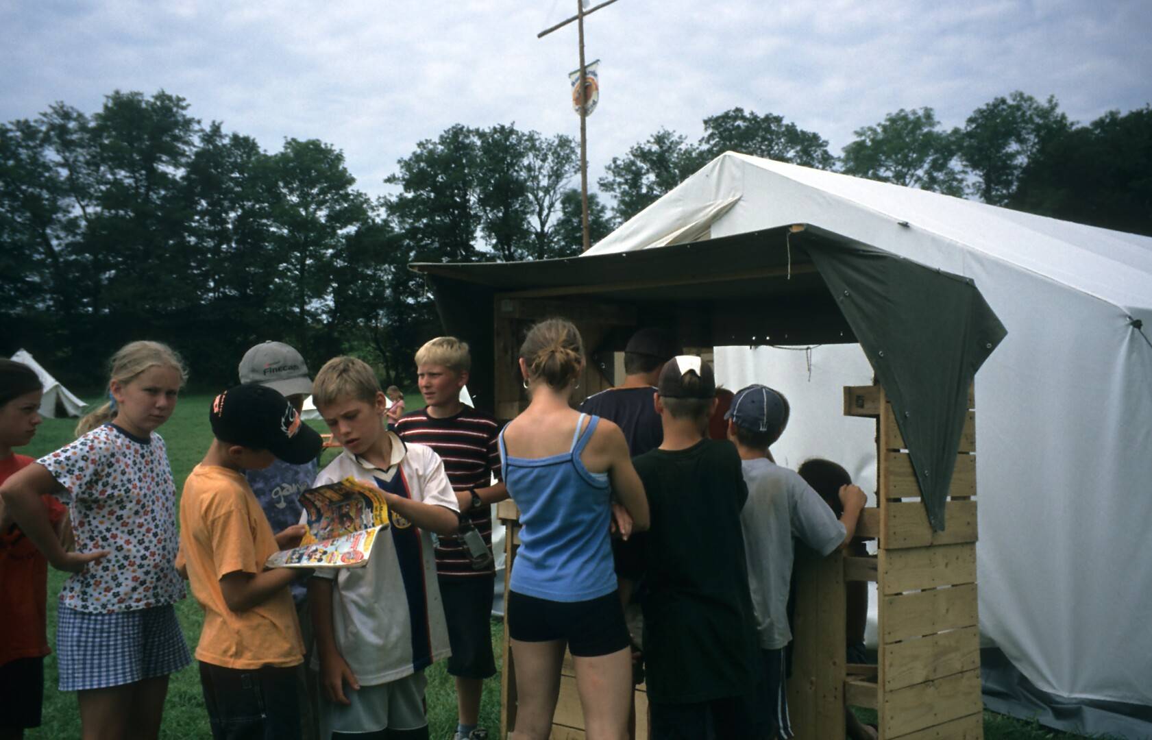 Zeltlager Boni-Arche-Camp 2002 in Edenbachen – Motto „Mittelalter“