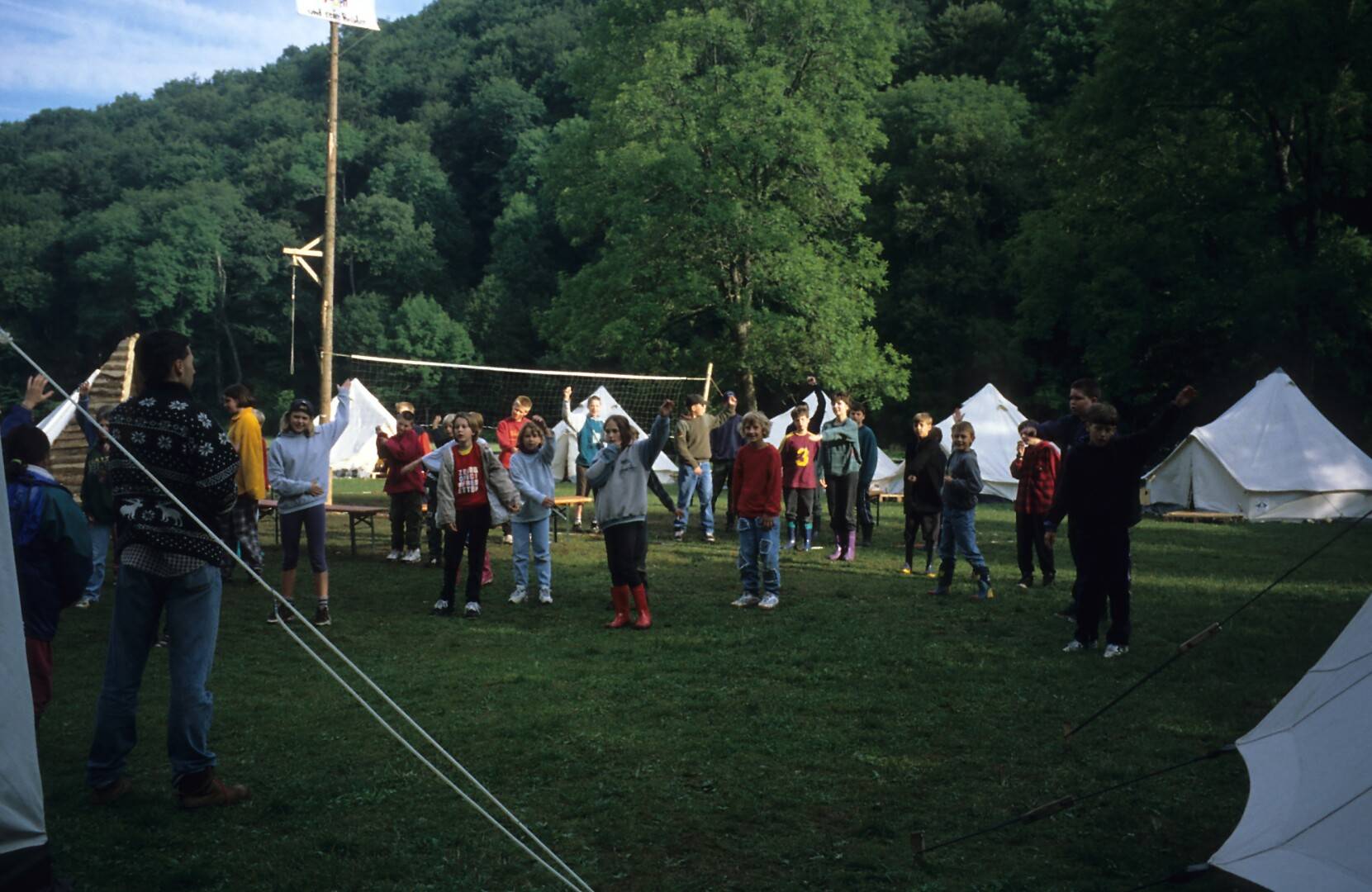 Zeltlager Boni-Arche-Camp 1998 in Ursental bei Nendingen – Motto „Joseph und seine Brüder“