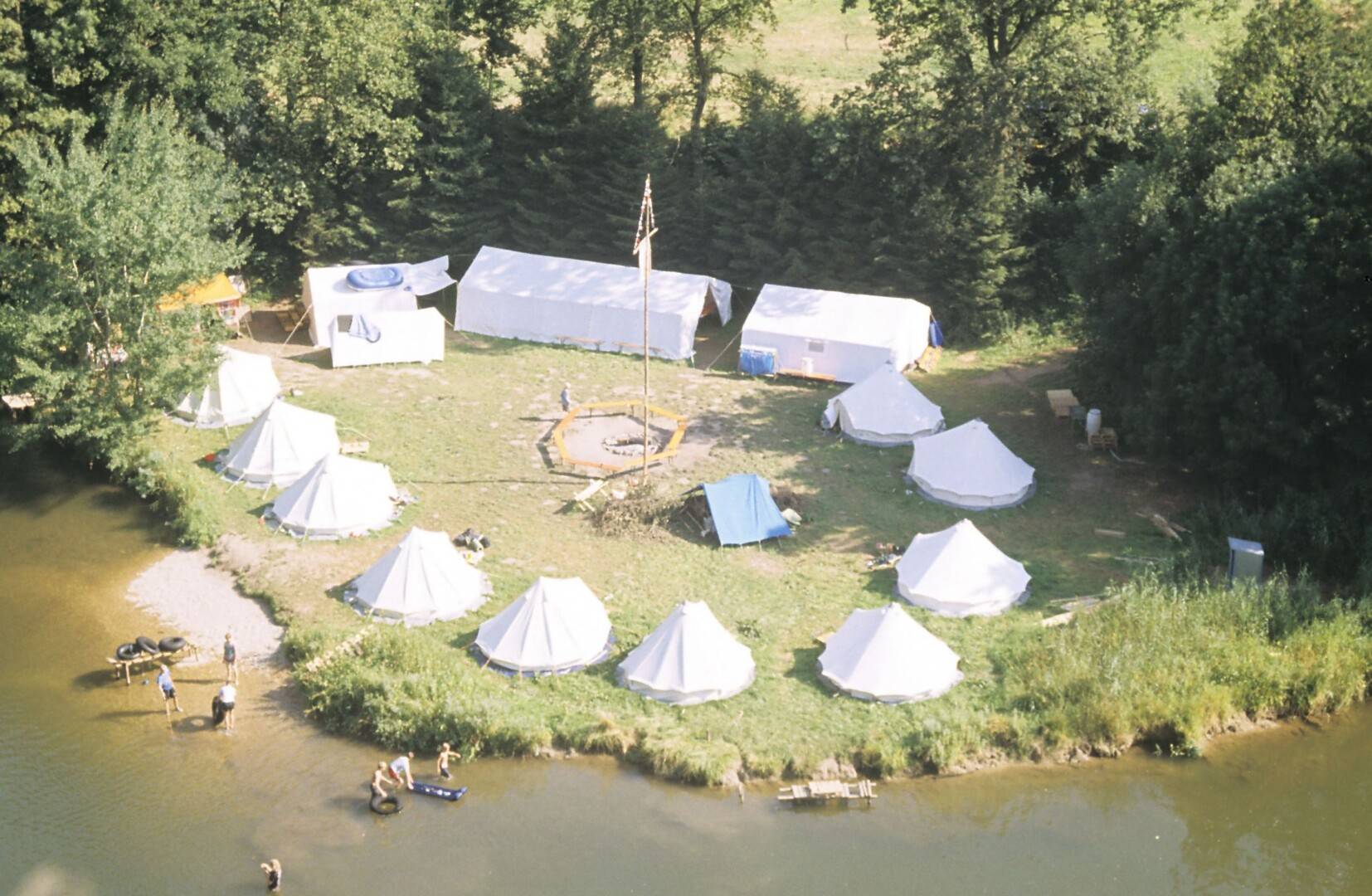 Zeltlager Boni-Arche-Camp 1995 in Rechtenstein – Motto „Castraorum Romanum“