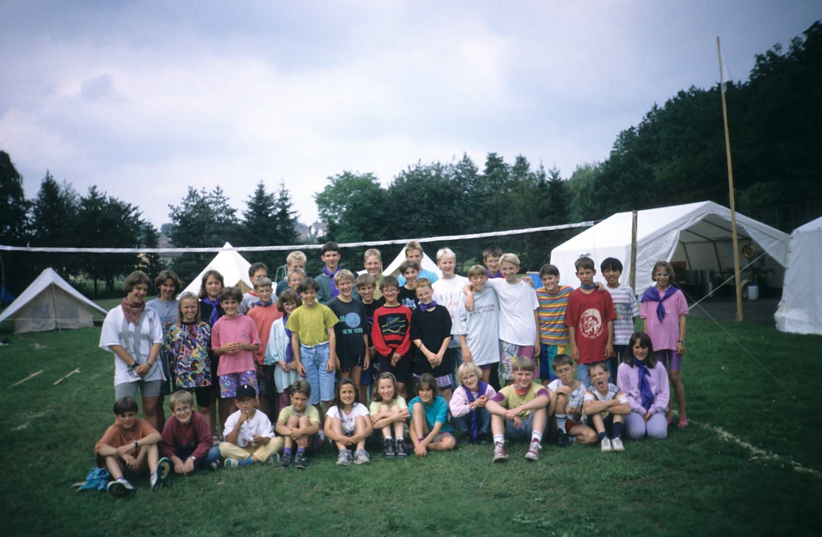 Zeltlager Boni-Arche-Camp 1992 in Ellwangen – Motto „Europa“