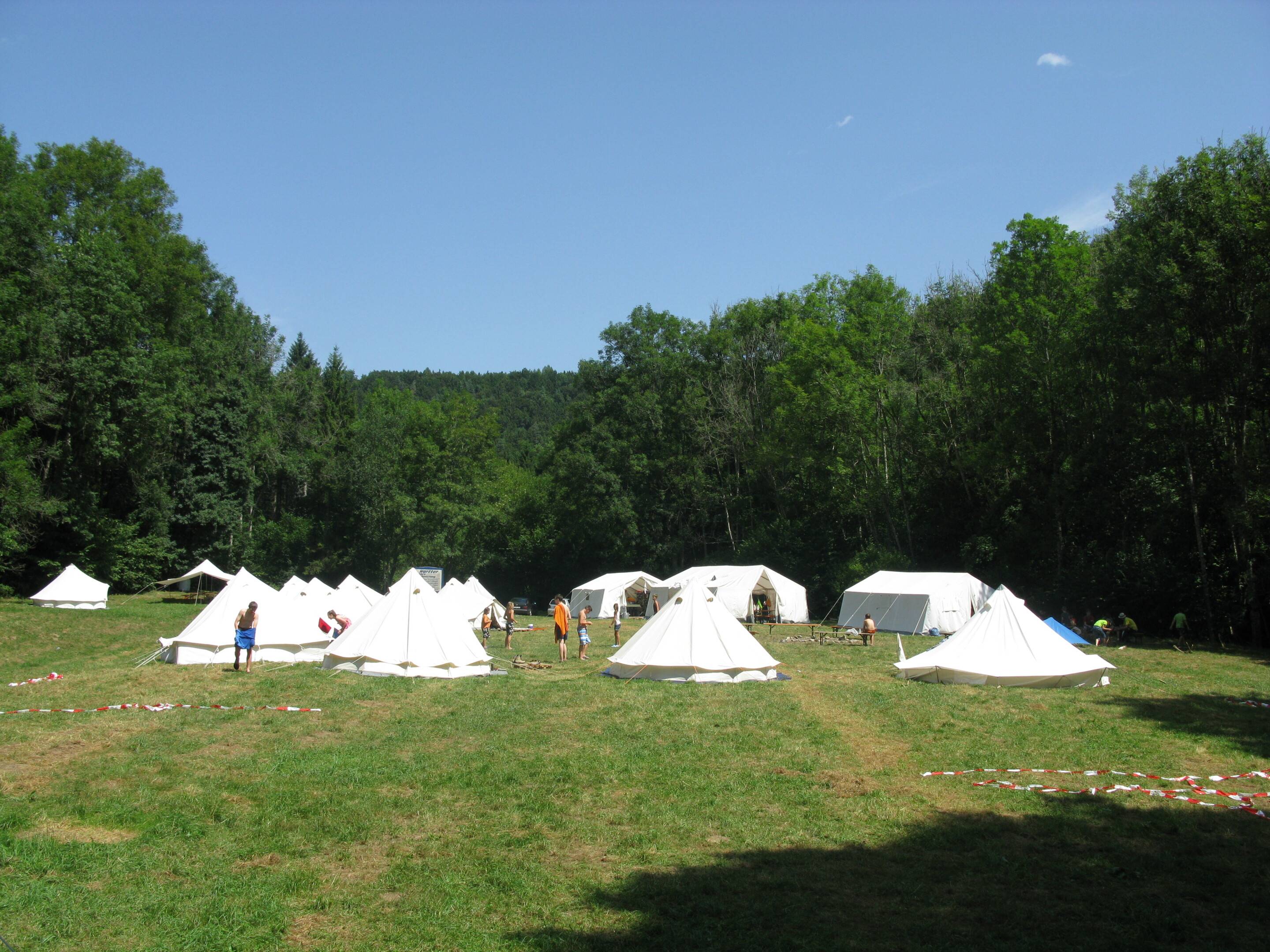 Zeltlager Boni-Arche-Camp 2013 in Zeltplatz Weilertal, Stühlingen – Motto „Die Insel“