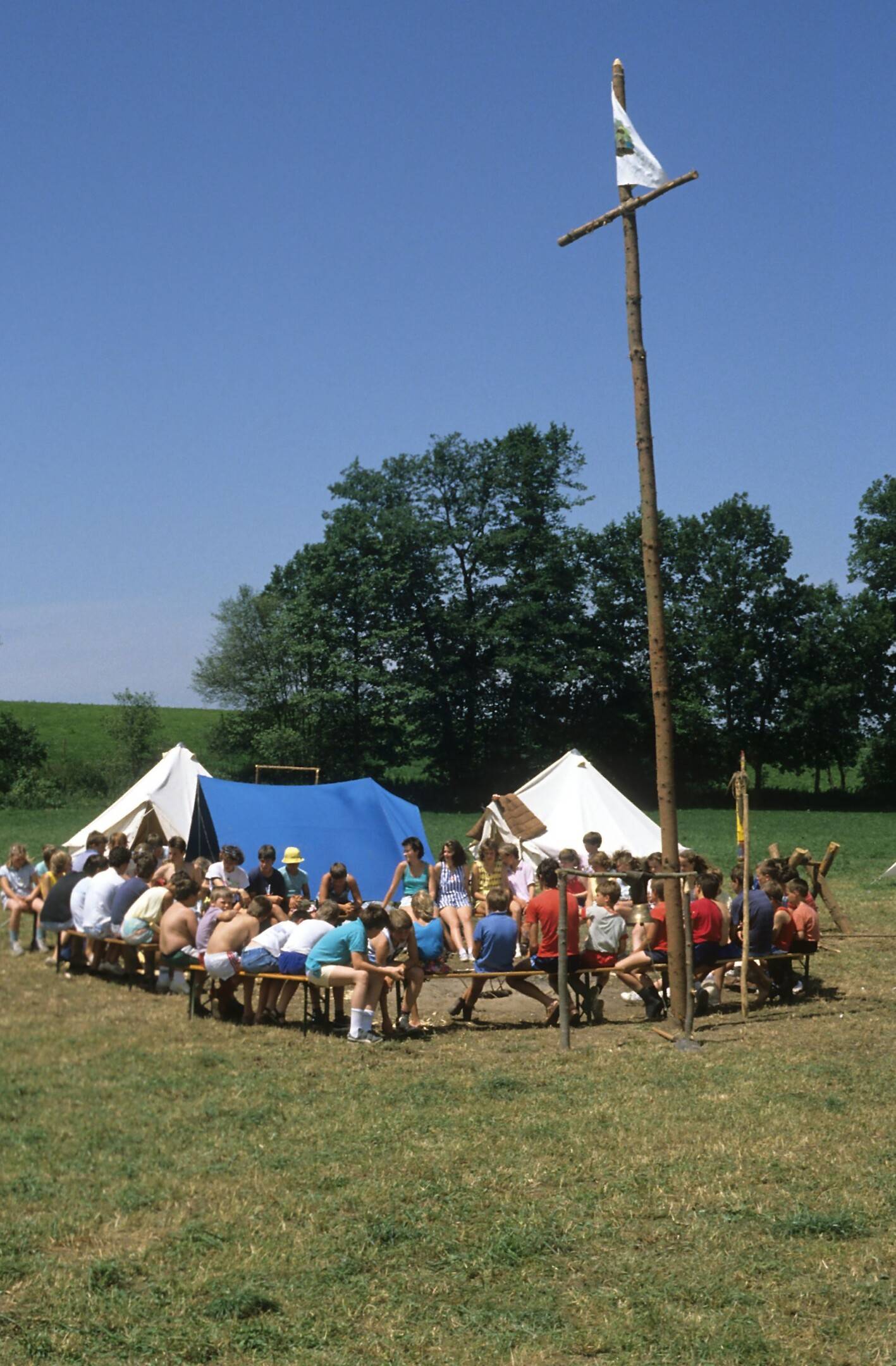 Zeltlager Boni-Arche-Camp 1988 in Edenbachen – Motto „Franziskus“